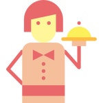 웨이트리스 | 무료 아이콘