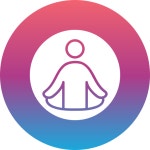 요가 아이콘 Generic gradient fill