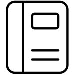 Book Generic black outline icon