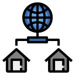 홈 네트워크 - 무료 네트워킹개 아이콘 아티스트가 디자인한 홈 네트워크 종의 무료 아이콘