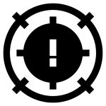 겨냥하다 아이콘 Generic black fill