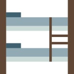 침대 아이콘 Surang Flat