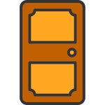 문 - 무료 가구 및 가정개 아이콘 아티스트가 디자인한 문 종의 무료 아이콘