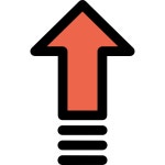 위쪽 화살표 - 무료 화살개 아이콘 아티스트가 디자인한 위쪽 화살표 종의 무료 아이콘