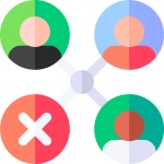 Exclude Basic Rounded Flat icon