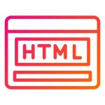 제이엠씨도장 | Html 아이콘 Generic gradient outline