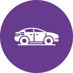 Car Generic color fill icon