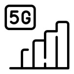 5g 아이콘 Detailed Rounded Lineal