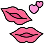 Lips Generic color lineal-color icon