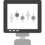 주식 시장 아이콘 Generic color fill | Freepik