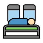 침대 아이콘 Flaticons Flat | Freepik