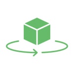 3d 큐브 아이콘 Generic Flat