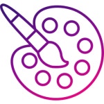 포스터 아이콘 Generic gradient outline