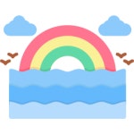 무지개 아이콘 Special Flat | Freepik