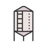 급수탑 아이콘 Special Lineal color