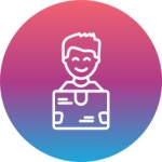 배달부 아이콘 Generic color fill | Freepik