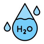 H2o 아이콘 Generic color fill | Freepik
