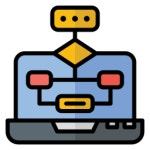 Algorithm Generic gradient fill icon | Freepik