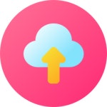 Upload Generic gradient fill icon