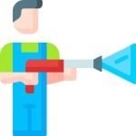 파워워시 아이콘 Detailed Rounded Lineal color