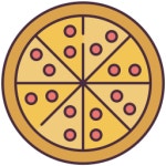 피자 아이콘 Good Ware Flat | Freepik