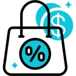 쇼핑 아이콘 Generic color lineal-color