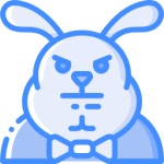 토끼 아이콘 Basic Miscellany Blue | Freepik