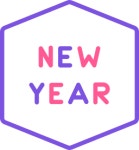 New Year Generic Flat Gradient icon | Freepik