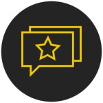 검토 아이콘 Generic black fill