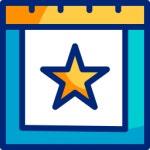 Airplane Basic Accent Lineal Color icon | Freepik