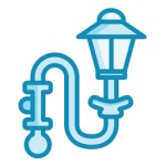 Wall lamp Generic color lineal-color icon | Freepik