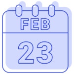 February Generic color lineal-color icon | Freepik