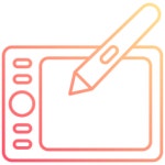 추신 아이콘 Generic gradient outline | Freepik
