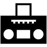 Radio Generic black fill icon | Freepik