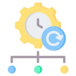 Realtime Generic gradient outline icon | Freepik