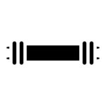 Gym belt Generic black fill icon | Freepik