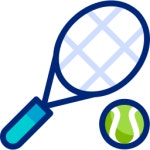 Tennis Basic Accent Lineal Color icon | Freepik