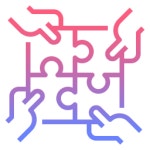 Teamwork Detailed Mixed Lineal icon | Freepik