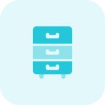 Cabinet Pixel Perfect Tritone icon | Freepik