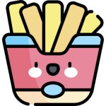 애완 동물 가게 아이콘 Kawaii Lineal color