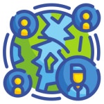 잡담 아이콘 Wanicon Lineal Color