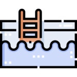 화장실 아이콘 Detailed Straight Lineal color | Freepik