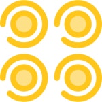 Power on Monochrome Yellow icon | Freepik