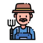 농장주 아이콘 Surang Lineal Color | Freepik