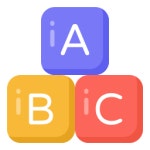 Abc Flat Color Flat icon | Freepik