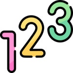 123 아이콘 Detailed Rounded Lineal color | Freepik