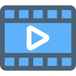 비디오 아이콘 Generic Outline Color