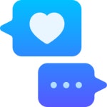 메세지 아이콘 Basic Gradient Gradient | Freepik