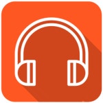 헤드폰 아이콘 Surang Red