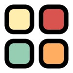 Pin Generic Outline Color icon